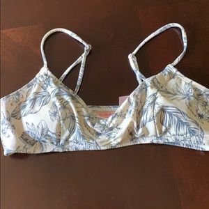 floral bikini top